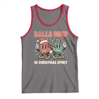 Funny Christmas Bowling Tank Top Balls Deep In Christmas Spirit - Wonder Print Shop