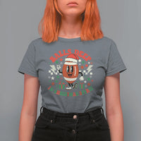 Funny Xmas American Football T Shirt For Women Balls Deep In Christmas Spirit Game Day - Wonder Print Shop