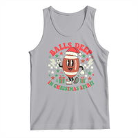 Funny Xmas American Football Tank Top Balls Deep In Christmas Spirit Game Day - Wonder Print Shop