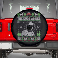 The Dude Abides Christmas Bowling Spare Tire Cover Funny Bowling Movie - Wonder Print Shop