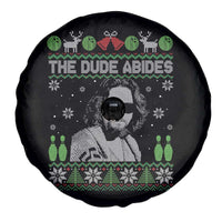 The Dude Abides Christmas Bowling Spare Tire Cover Funny Bowling Movie - Wonder Print Shop