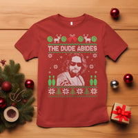 The Dude Abides Christmas Bowling T Shirt Funny Bowling Movie - Wonder Print Shop