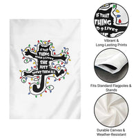 Christmas Movie Fried Pussy Cat Garden Flag If That Thing Had 9 Lives She Just Spent Them All - Wonder Print Shop