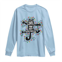 Christmas Movie Fried Pussy Cat Long Sleeve Shirt If That Thing Had 9 Lives She Just Spent Them All - Wonder Print Shop