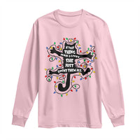 Christmas Movie Fried Pussy Cat Long Sleeve Shirt If That Thing Had 9 Lives She Just Spent Them All - Wonder Print Shop
