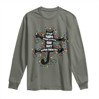 Christmas Movie Fried Pussy Cat Long Sleeve Shirt If That Thing Had 9 Lives She Just Spent Them All - Wonder Print Shop