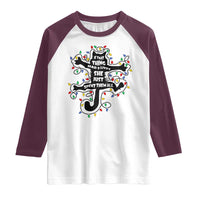 Christmas Movie Fried Pussy Cat Raglan Shirt If That Thing Had 9 Lives She Just Spent Them All - Wonder Print Shop