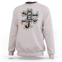 Christmas Movie Fried Pussy Cat Sweatshirt If That Thing Had 9 Lives She Just Spent Them All - Wonder Print Shop