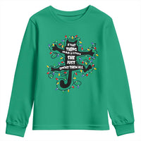 Christmas Movie Fried Pussy Cat Youth Sweatshirt If That Thing Had 9 Lives She Just Spent Them All - Wonder Print Shop
