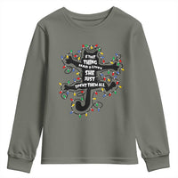 Christmas Movie Fried Pussy Cat Youth Sweatshirt If That Thing Had 9 Lives She Just Spent Them All - Wonder Print Shop