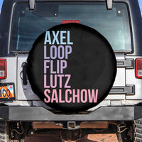 Figure Skating Lovers Spare Tire Cover Funny Axel Loop Flip Lutz Salchow - Wonder Print Shop