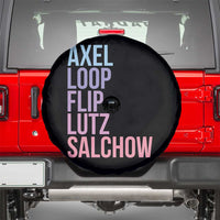 Figure Skating Lovers Spare Tire Cover Funny Axel Loop Flip Lutz Salchow - Wonder Print Shop