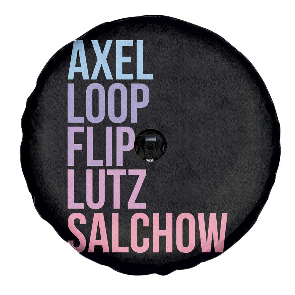 Figure Skating Lovers Spare Tire Cover Funny Axel Loop Flip Lutz Salchow - Wonder Print Shop