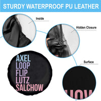 Figure Skating Lovers Spare Tire Cover Funny Axel Loop Flip Lutz Salchow - Wonder Print Shop