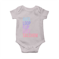 Figure Skating Lovers Baby Onesie Funny Axel Loop Flip Lutz Salchow - Wonder Print Shop