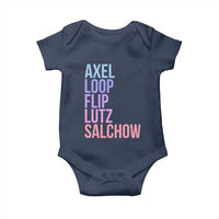 Figure Skating Lovers Baby Onesie Funny Axel Loop Flip Lutz Salchow - Wonder Print Shop