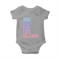 Figure Skating Lovers Baby Onesie Funny Axel Loop Flip Lutz Salchow - Wonder Print Shop