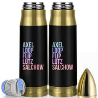 Figure Skating Lovers Bullet Tumbler Funny Axel Loop Flip Lutz Salchow - Wonder Print Shop