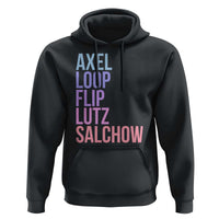 Figure Skating Lovers Hoodie Funny Axel Loop Flip Lutz Salchow - Wonder Print Shop