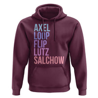 Figure Skating Lovers Hoodie Funny Axel Loop Flip Lutz Salchow - Wonder Print Shop
