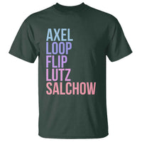 Figure Skating Lovers T Shirt Funny Axel Loop Flip Lutz Salchow - Wonder Print Shop