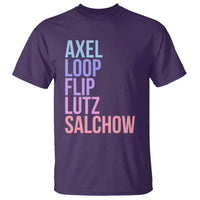 Figure Skating Lovers T Shirt Funny Axel Loop Flip Lutz Salchow - Wonder Print Shop