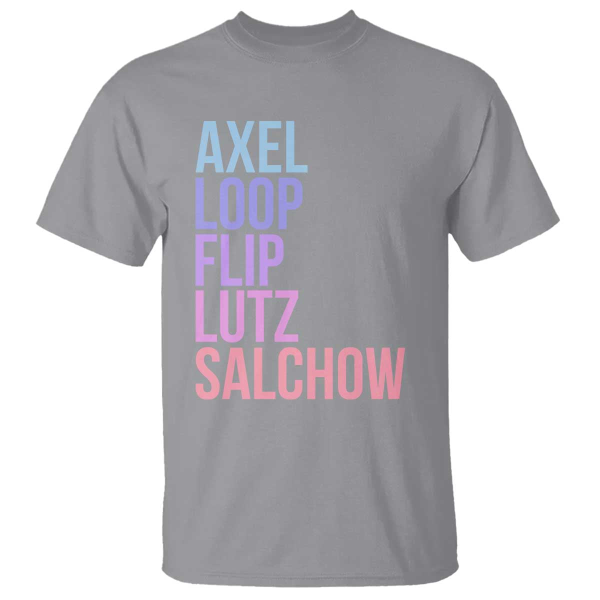 Figure Skating Lovers T Shirt Funny Axel Loop Flip Lutz Salchow - Wonder Print Shop