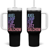 Figure Skating Lovers Tumbler With Handle Funny Axel Loop Flip Lutz Salchow - Wonder Print Shop