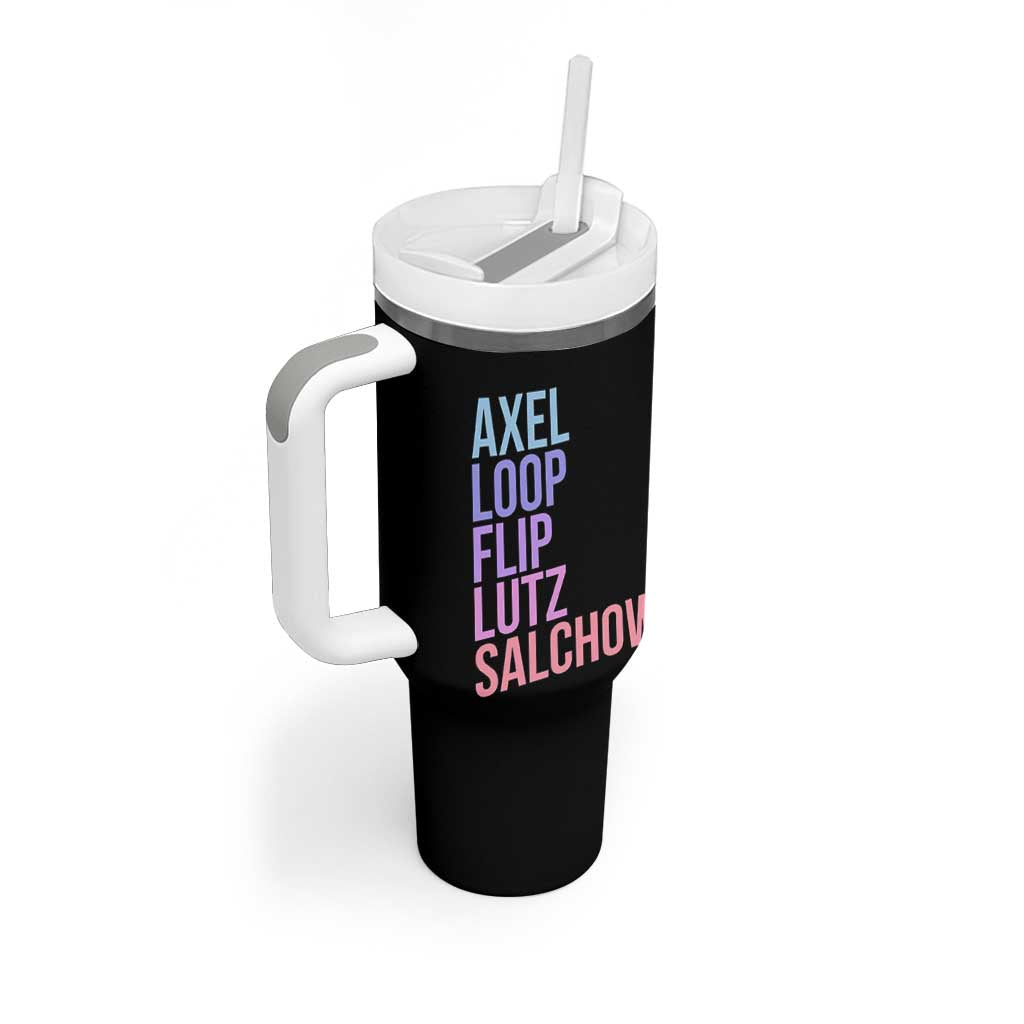 Figure Skating Lovers Tumbler With Handle Funny Axel Loop Flip Lutz Salchow - Wonder Print Shop