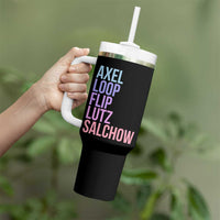 Figure Skating Lovers Tumbler With Handle Funny Axel Loop Flip Lutz Salchow - Wonder Print Shop