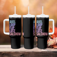 Figure Skating Lovers Tumbler With Handle Funny Axel Loop Flip Lutz Salchow - Wonder Print Shop