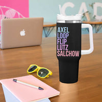 Figure Skating Lovers Tumbler With Handle Funny Axel Loop Flip Lutz Salchow - Wonder Print Shop