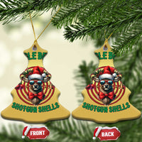 Funny Xmas Hunting Christmas Ornament Jingle Bells Shotgun Shells Santa Deer - Wonder Print Shop
