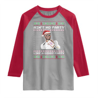Funny Ain't No Party Like A Diddy Party Raglan Shirt Christmas Dirty Santa Diddy - Wonder Print Shop