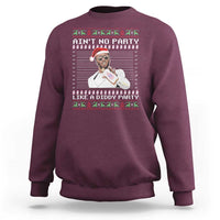 Funny Ain't No Party Like A Diddy Party Sweatshirt Christmas Dirty Santa Diddy - Wonder Print Shop