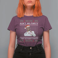 Funny Ain't No Party Like A Diddy Party T Shirt For Women Christmas Dirty Santa Diddy - Wonder Print Shop