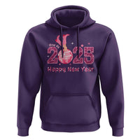 Funny Howdy 2025 Happy New Year Hoodie Cowgirl New Year's Eve Party Disco Ball