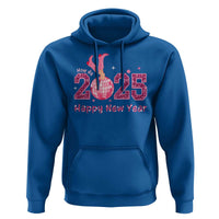Funny Howdy 2025 Happy New Year Hoodie Cowgirl New Year's Eve Party Disco Ball