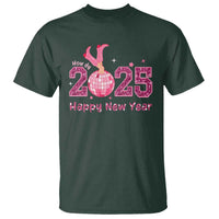 Funny Howdy 2025 Happy New Year T Shirt Cowgirl New Year's Eve Party Disco Ball - Wonder Print Shop
