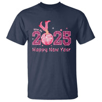 Funny Howdy 2025 Happy New Year T Shirt Cowgirl New Year's Eve Party Disco Ball - Wonder Print Shop