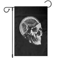 Skull 45 lbs Plate Weight Lifting Gym Workout Garden Flag - Wonder Print Shop