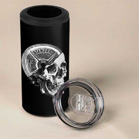 Skull 45 lbs Plate Weight Lifting Gym Workout 4 in 1 Can Cooler Tumbler - Wonder Print Shop