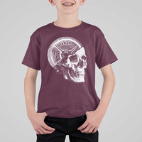 Skull 45 lbs Plate Weight Lifting Gym Workout T Shirt For Kid - Wonder Print Shop