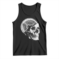 Skull 45 lbs Plate Weight Lifting Gym Workout Tank Top - Wonder Print Shop