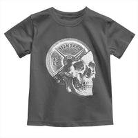 Skull 45 lbs Plate Weight Lifting Gym Workout Toddler T Shirt - Wonder Print Shop