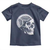 Skull 45 lbs Plate Weight Lifting Gym Workout Toddler T Shirt - Wonder Print Shop