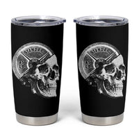 Skull 45 lbs Plate Weight Lifting Gym Workout Tumbler Cup - Wonder Print Shop