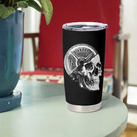 Skull 45 lbs Plate Weight Lifting Gym Workout Tumbler Cup - Wonder Print Shop