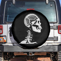 Funny Skeleton 45 lbs Plate Weight Lifting Gym Working Out Spare Tire Cover - Wonder Print Shop