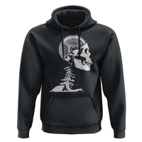 Funny Skeleton 45 lbs Plate Weight Lifting Gym Working Out Hoodie - Wonder Print Shop